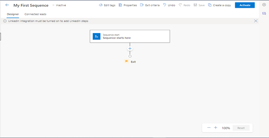 sequence in dynamics 365 sales