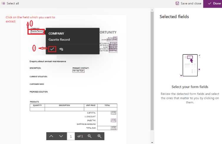 Form Processing AI Builder Model in Power Platform - Microsoft Business ...