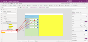How to create a Horizontal Scrollable Gallery in Power Apps (Canvas ...