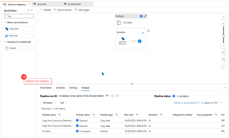 Copy Data Dynamically From Multiple Sources to Multiple Sinks in ADF