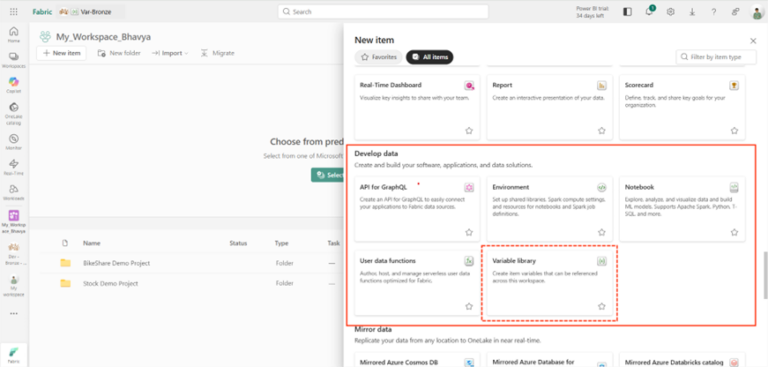 Fabric Library Example The Ultimate Guide to Microsoft Fabric Variable Libraries - Microsoft ...
